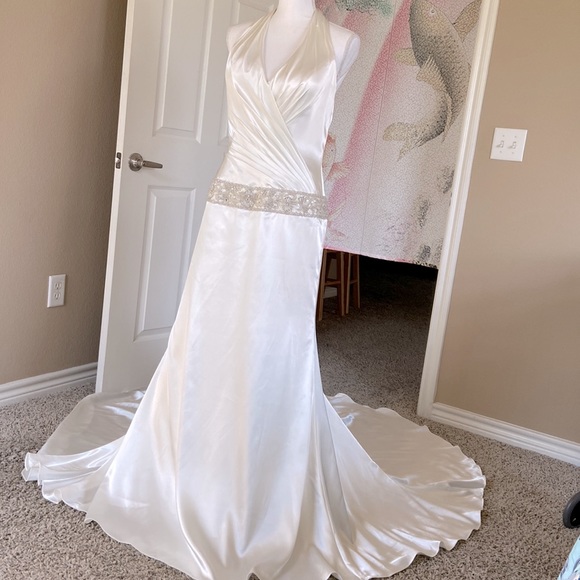Hollywood style wedding dress adjustable strain - Picture 7 of 11